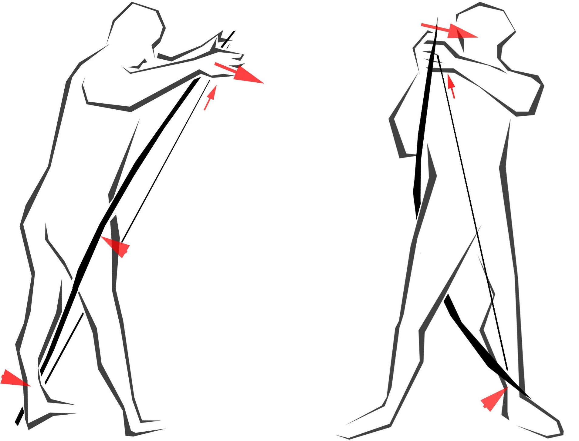 Utilisation, stockage et entretien bander arc entre les jambes